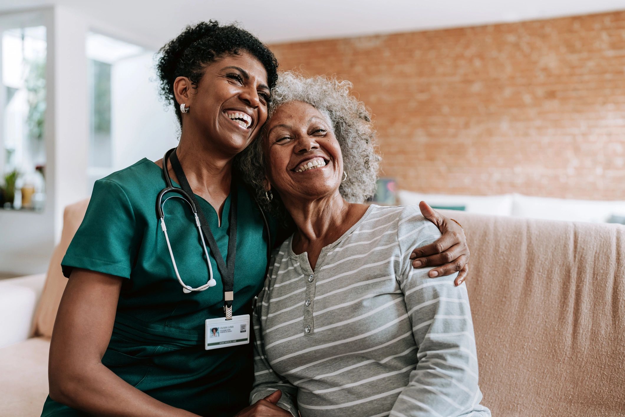 doctor providing support to patient